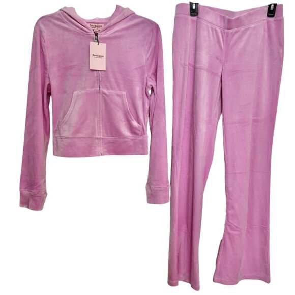 Juicy Couture Velour Floral Bloom Tracksuit - Picture 2 of 2